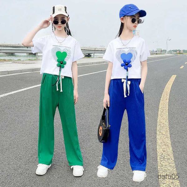 clothing sets summer junior girl clothing doll flower tshirts and pants 2pcs set children cotton outfits casual sportswear kids tracksuit r2, White
clothing sets summer junior girl clothing doll flower tshirts and pants 2pcs set children cotton outfits casual sportswear kids tracksuit r2, White