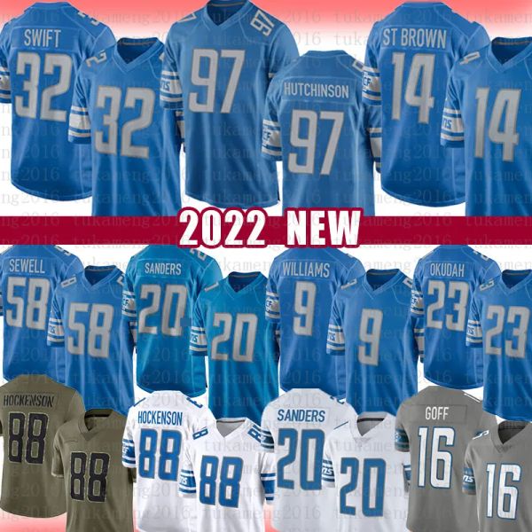 aidan hutchinson football jersey amon-ra st. brown jameson williams penei sewell t.j. hockenson jared goff d'andre swift jack fox barry, Black;red
aidan hutchinson football jersey amon-ra st. brown jameson williams penei sewell t.j. hockenson jared goff d'andre swift jack fox barry, Black;red