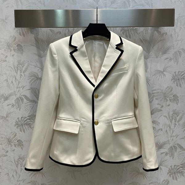 women's solid color suit coat polyester formal commuter suit elegant intellectual fashion versatile suit luxury design, White;black
women's solid color suit coat polyester formal commuter suit elegant intellectual fashion versatile suit luxury design, White;black