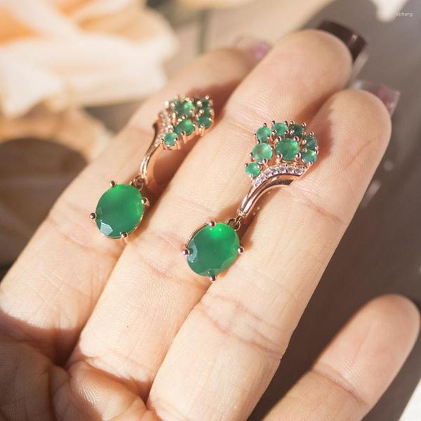 dangle earrings bolai natural green agate clasp 925 sterling silver rose gold 10 8mm gemstone jewelry for women wedding elegant quality
dangle earrings bolai natural green agate clasp 925 sterling silver rose gold 10 8mm gemstone jewelry for women wedding elegant quality