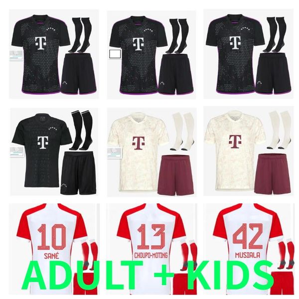 kane 23 24 bayern munich soccer jersey joao cancelo de ligt sane 2023 2024 suit shorts football shirt musiala gnabry goretzka muller men kid, Black;yellow
kane 23 24 bayern munich soccer jersey joao cancelo de ligt sane 2023 2024 suit shorts football shirt musiala gnabry goretzka muller men kid, Black;yellow