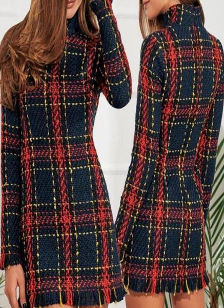 casual dresses tweed dress for women wool long sleeve 2021 autumn winter vintage plaid ladies woolen elegant female houndstooth mi3499923, Black;gray
casual dresses tweed dress for women wool long sleeve 2021 autumn winter vintage plaid ladies woolen elegant female houndstooth mi3499923, Black;gray