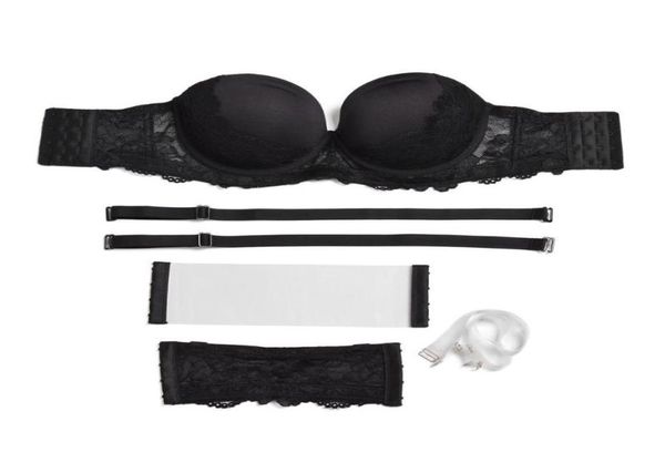bras ladies women39s invisible straps bra halter plunge strapless push up cup underwire padded lace bralette lingerie4641674, Red;black
bras ladies women39s invisible straps bra halter plunge strapless push up cup underwire padded lace bralette lingerie4641674, Red;black