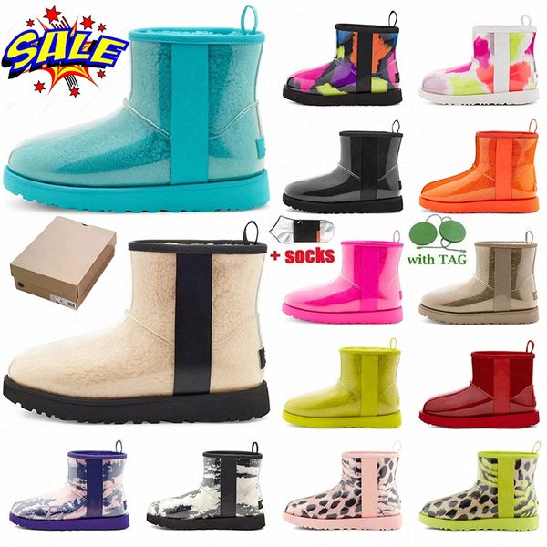 australia classic clear mini boots fashion classic transparent jelly mini plus velvet short snow boot women's black milk white big logo
australia classic clear mini boots fashion classic transparent jelly mini plus velvet short snow boot women's black milk white big logo