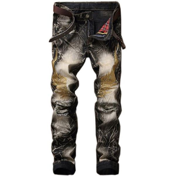 mens personalized wing embroidery jeans 2019 fashion men motocycle denim trousers straight washed multi zipper male street pants5022073, Blue
mens personalized wing embroidery jeans 2019 fashion men motocycle denim trousers straight washed multi zipper male street pants5022073, Blue