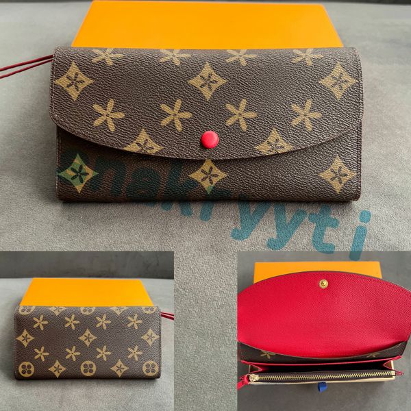 mens womens coin purses emilie long wallet luxury purse card holders credit card slots genuine leather classic designers button wallets key, Red;blue
mens womens coin purses emilie long wallet luxury purse card holders credit card slots genuine leather classic designers button wallets key, Red;blue
