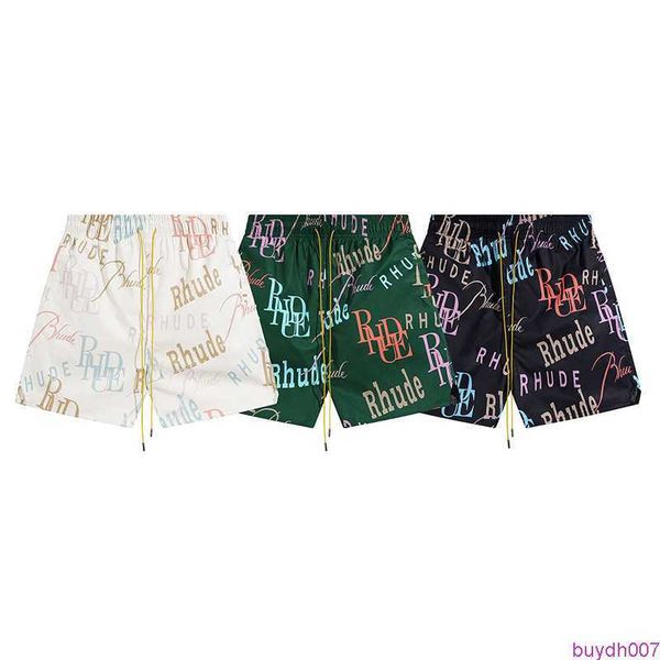 0i9v men's shorts 23ss spring/summer american fashion brand rhude letter aop women's loose casual 5/4, White;black
0i9v men's shorts 23ss spring/summer american fashion brand rhude letter aop women's loose casual 5/4, White;black