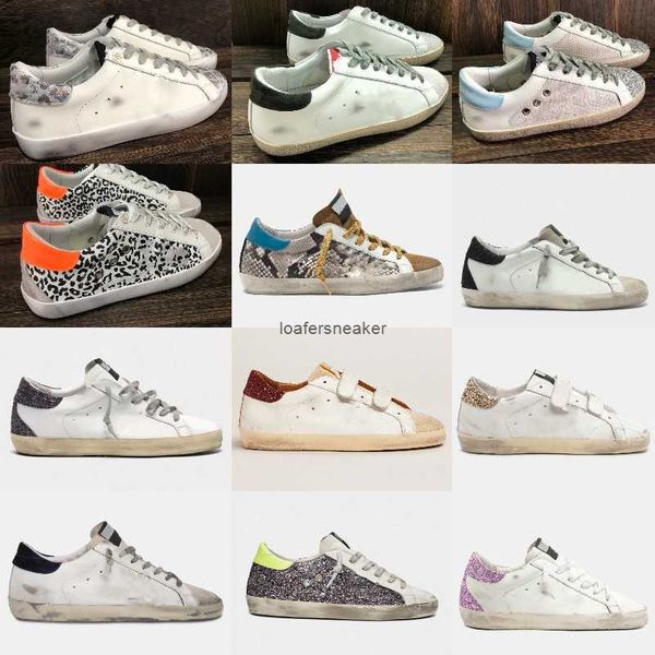 golden sneakers old women casual shoes superstar classic white do-old dirty designer man baskets shoe