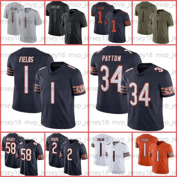 1 justin fields football jerseys dj moore darnell wright jaquan brisker chase claypool walter payton jack sanborn khalil herbert darnell moo, Black;red
1 justin fields football jerseys dj moore darnell wright jaquan brisker chase claypool walter payton jack sanborn khalil herbert darnell moo, Black;red