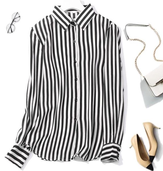 women039s 100 pure silk stripes shirt blouse collared office work l xl 2xl jn04766089188926101, White 
women039s 100 pure silk stripes shirt blouse collared office work l xl 2xl jn04766089188926101, White