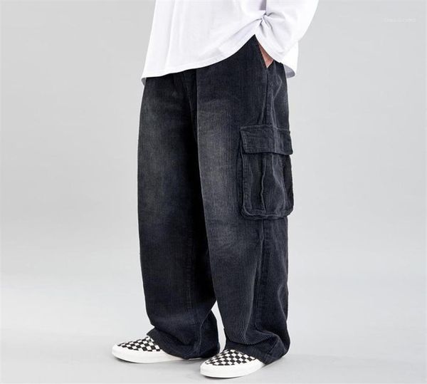 corduroy trousers mens old school multipocket cargo pants men casual thick baggy straight elasticatedwaist wideleg black pant129199112
corduroy trousers mens old school multipocket cargo pants men casual thick baggy straight elasticatedwaist wideleg black pant129199112