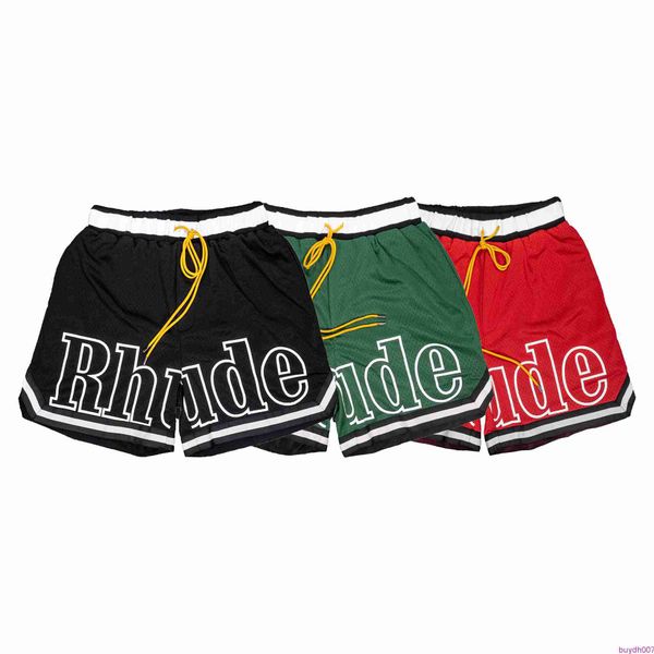 hxov men's shorts correct version of rhude american high street fashion brand loose hip-hop embroidered letters basketball mesh sports, White;black
hxov men's shorts correct version of rhude american high street fashion brand loose hip-hop embroidered letters basketball mesh sports, White;black