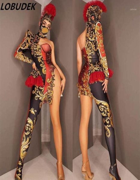 stage wear nightclub women men team dance costume vintage print one shoulder jumpsuit headgear uniform outfit cosplay show we5644133, Black;red
stage wear nightclub women men team dance costume vintage print one shoulder jumpsuit headgear uniform outfit cosplay show we5644133, Black;red