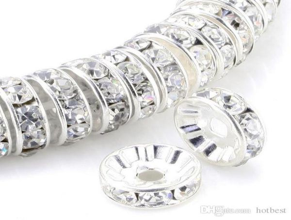 10mm 500 pcslot white clear crystal rhinestone rondelle spacer beads silver plated jewelry findings rondelle spacer loose bead f5960121
10mm 500 pcslot white clear crystal rhinestone rondelle spacer beads silver plated jewelry findings rondelle spacer loose bead f5960121