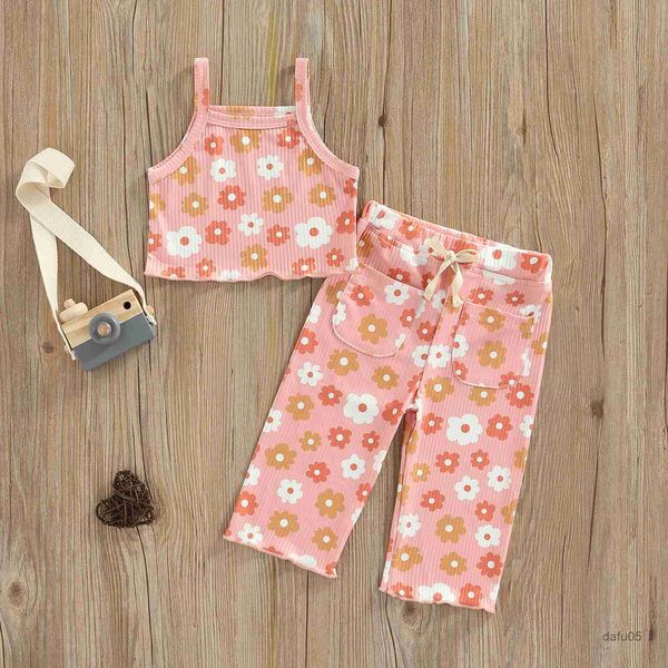 clothing sets kids girl tanks + pants floral print elastic waist drawstring pocket decoration summer clothing r230814, White
clothing sets kids girl tanks + pants floral print elastic waist drawstring pocket decoration summer clothing r230814, White