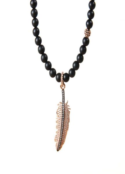 new fashion jewelry whole 5pcslot 6mm natural matte agate stone with micro pave full cz feather men039s pendant necklace7484908, Silver
new fashion jewelry whole 5pcslot 6mm natural matte agate stone with micro pave full cz feather men039s pendant necklace7484908, Silver