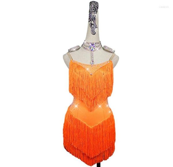 stage wear 2022 women latin dance dress orange fringe sparkly rhine skirts lady salsa chacha standard costumes customma5301348, Black;red
stage wear 2022 women latin dance dress orange fringe sparkly rhine skirts lady salsa chacha standard costumes customma5301348, Black;red