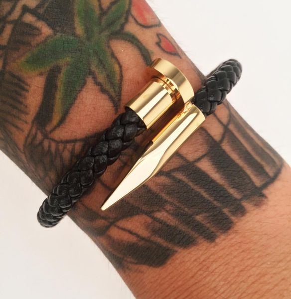 handmade making men stainless steel luxury charm gold nail genuine leather bracelet xulin fj db 48033047, Golden;silver
handmade making men stainless steel luxury charm gold nail genuine leather bracelet xulin fj db 48033047, Golden;silver