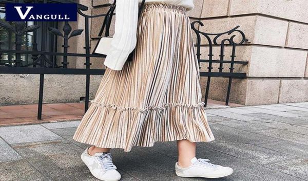 skirts vangull high waist golden velvet pleated skirt women spring elastic loose ins style female party mid calf4445874, Black
skirts vangull high waist golden velvet pleated skirt women spring elastic loose ins style female party mid calf4445874, Black