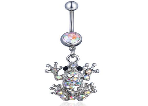 navel bell button rings d0727 frog clear ab color belly ring drop delivery jewelry body dhgarden dhjsf5199958, Silver
navel bell button rings d0727 frog clear ab color belly ring drop delivery jewelry body dhgarden dhjsf5199958, Silver