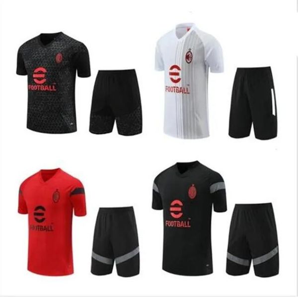 23/24 ac milans tracksuit tuta maglia soccer jersey training suit survetement camiseta chandal kit football short sleeve suit tracksuits swe, Black
23/24 ac milans tracksuit tuta maglia soccer jersey training suit survetement camiseta chandal kit football short sleeve suit tracksuits swe, Black