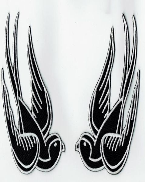 cool black tattoo sparrow swallow embroidered patch iron on motorcycle biker patch iron on clothing emo punk patch 425quot262118712
cool black tattoo sparrow swallow embroidered patch iron on motorcycle biker patch iron on clothing emo punk patch 425quot262118712