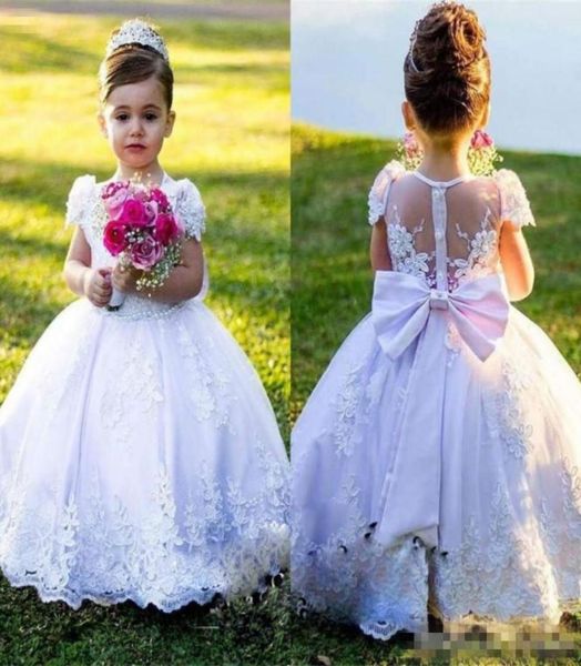 lovely flower girls dresses for weddings cap sleeves ball gown girls pageant dress back sheer lace appliques bow first communion d5591316, White;blue
lovely flower girls dresses for weddings cap sleeves ball gown girls pageant dress back sheer lace appliques bow first communion d5591316, White;blue