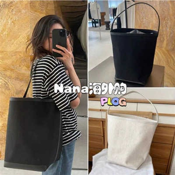 high end the * row new leather tote fashionable cotton linen leather canvas bag shoulder bag bucket bag female
high end the * row new leather tote fashionable cotton linen leather canvas bag shoulder bag bucket bag female