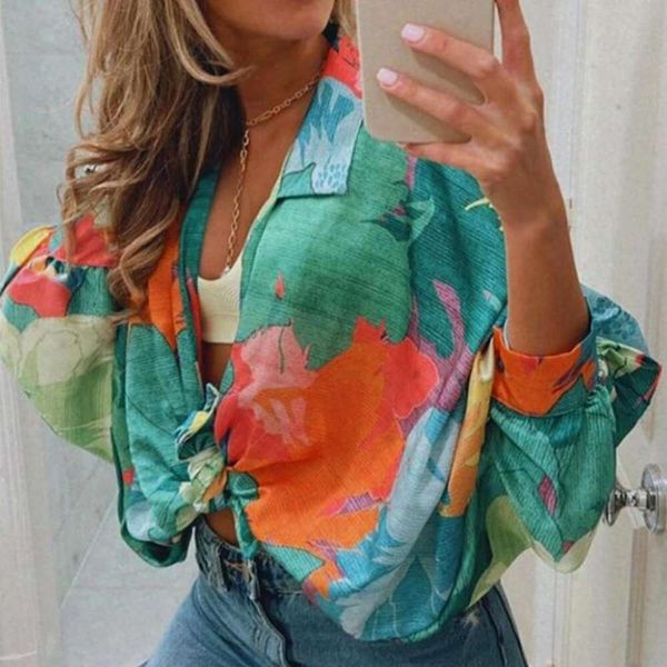womens elegant commuter blouses print cardigan long sleeved loose casual shirt, White
womens elegant commuter blouses print cardigan long sleeved loose casual shirt, White