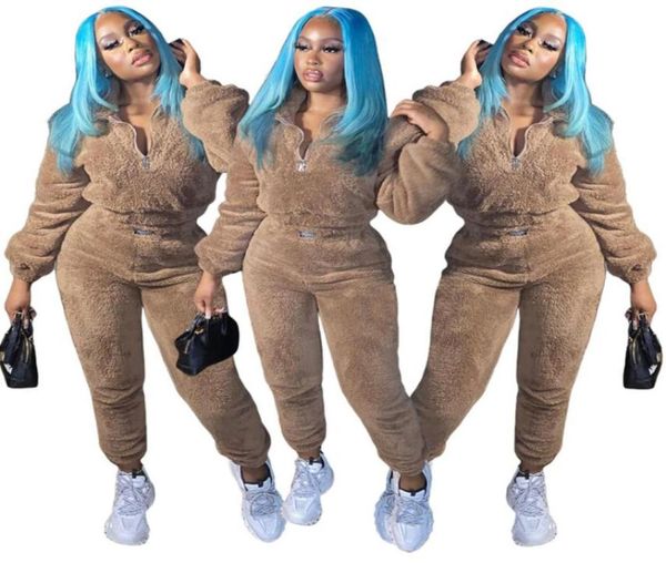 women fleece thicken tracksuits fashion trend zipper v neck sweatpants two piece sets designer female casual sweatsuits jogger pan6972231, Gray
women fleece thicken tracksuits fashion trend zipper v neck sweatpants two piece sets designer female casual sweatsuits jogger pan6972231, Gray