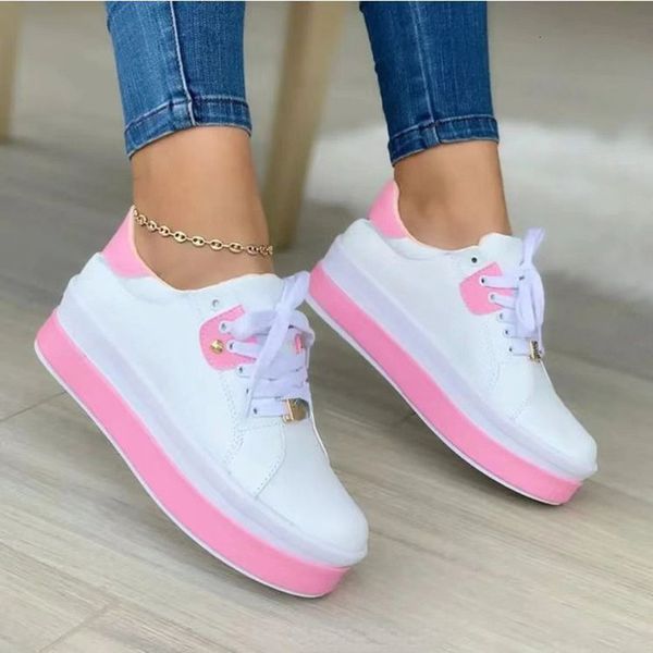 dress shoe s vulcanized sports outdoor platform female casual pu fashion lace up sneaker wedge flats 230814, Black
dress shoe s vulcanized sports outdoor platform female casual pu fashion lace up sneaker wedge flats 230814, Black
