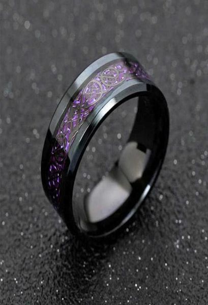new purple dragon ring for men wedding stainless steel carbon fiber black dragon inlay comfort fit band ring fashion jewelry q07087127908, Silver
new purple dragon ring for men wedding stainless steel carbon fiber black dragon inlay comfort fit band ring fashion jewelry q07087127908, Silver