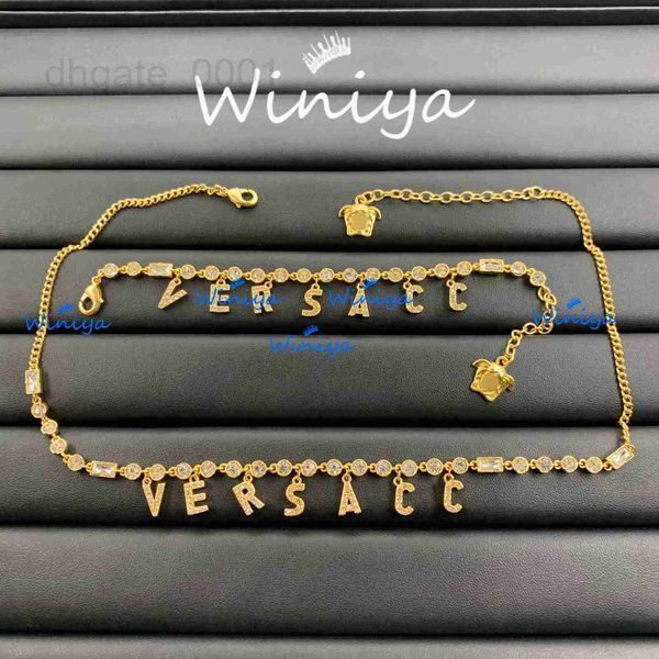 bracelet & necklace designer new beauty head letter diamond inlaid temperament neck chain bracelet fashion baroque jewelry naho, Silver
bracelet & necklace designer new beauty head letter diamond inlaid temperament neck chain bracelet fashion baroque jewelry naho, Silver