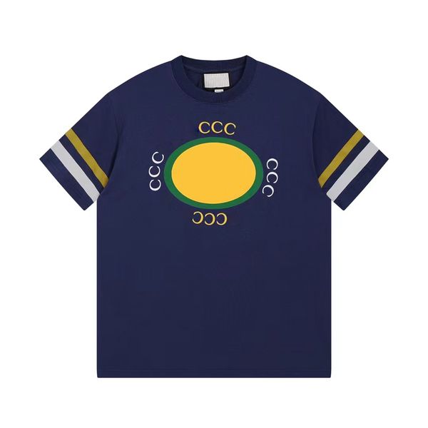 designer men's t-shirt round neck short sleeve shirt gu23 summer pure cotton light luxury european and american fashion brand men', White;black
designer men's t-shirt round neck short sleeve shirt gu23 summer pure cotton light luxury european and american fashion brand men', White;black