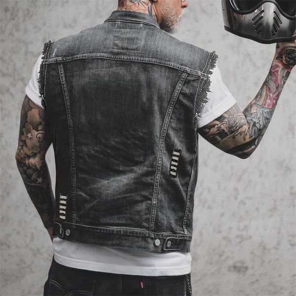 men's vests denim vest 2023 spring and autumn classic simple leisure all loose large size 230812, Black;white
men's vests denim vest 2023 spring and autumn classic simple leisure all loose large size 230812, Black;white