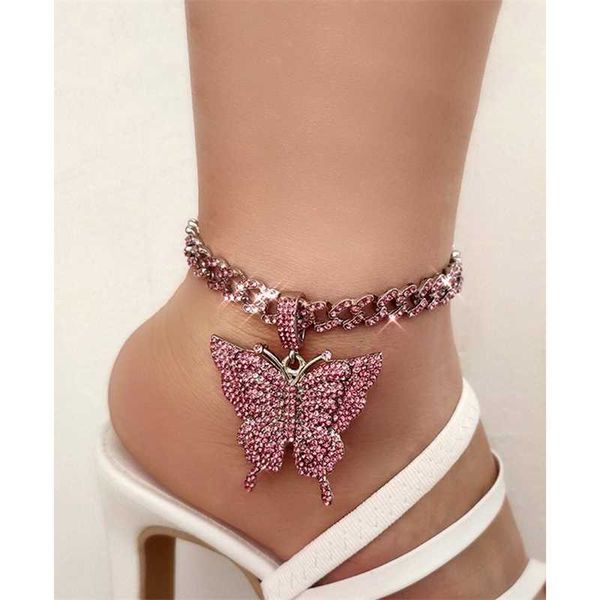 personality crystal butterfly anklets for women shining luxury full rhinestones cuban link chain anklet bracelet hop jewelry 230719, Red;blue
personality crystal butterfly anklets for women shining luxury full rhinestones cuban link chain anklet bracelet hop jewelry 230719, Red;blue