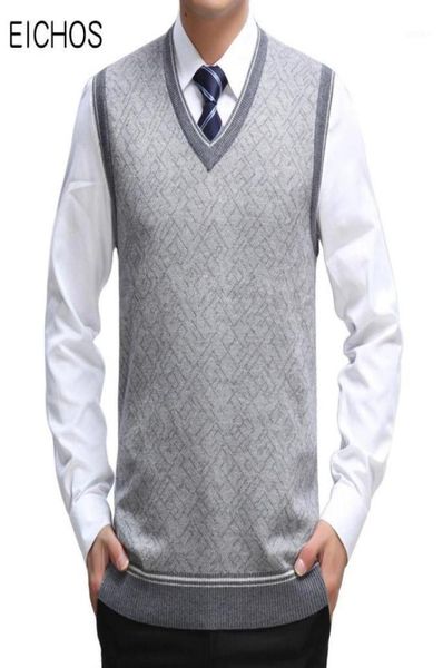 eichos mens sweater vest wool pullover sleeveless waistcoat casual business male v neck knitted cashmere sweater men 0228my15894066, White;black
eichos mens sweater vest wool pullover sleeveless waistcoat casual business male v neck knitted cashmere sweater men 0228my15894066, White;black