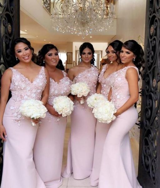 light pink v neck bridesmaid dresses 2020 mermaid 3d flowers long bridesmaid dress formal party gowns maid of honor9280830, White;pink
light pink v neck bridesmaid dresses 2020 mermaid 3d flowers long bridesmaid dress formal party gowns maid of honor9280830, White;pink