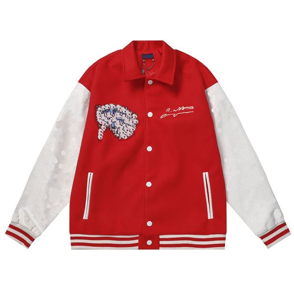 2023 mens designer baseball jacket fashion varsity bomber jackets casual creme white bunny varsity college jacket men outerwear, Black;brown
2023 mens designer baseball jacket fashion varsity bomber jackets casual creme white bunny varsity college jacket men outerwear, Black;brown