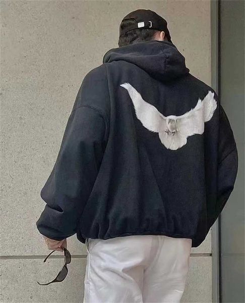 designer kanyes classic wests luxury hoodie three party joint name peace dove printed mens and womens yzys vintage pullover sweater hooded n, Black
designer kanyes classic wests luxury hoodie three party joint name peace dove printed mens and womens yzys vintage pullover sweater hooded n, Black
