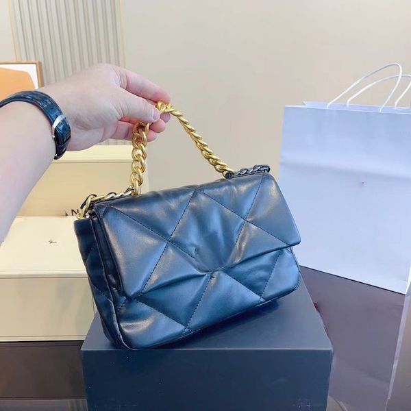 designer bag quality medium 19 handbag 25cm classic quilted flap bag luxury womens real leather black purse crossbody shoulder chain strap b
designer bag quality medium 19 handbag 25cm classic quilted flap bag luxury womens real leather black purse crossbody shoulder chain strap b