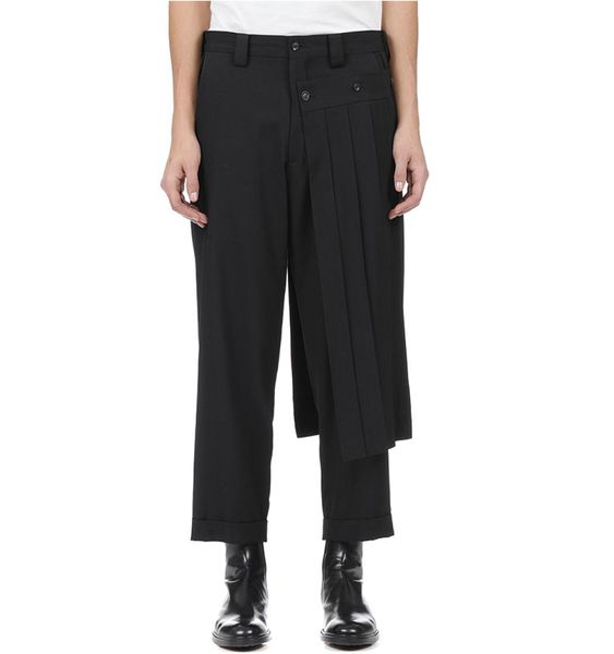 double men039s trouser skirt pants and ninepoint tapered bobbin trousers deconstructed vertical cut yohji spring pants s9xl3262822, Black
double men039s trouser skirt pants and ninepoint tapered bobbin trousers deconstructed vertical cut yohji spring pants s9xl3262822, Black