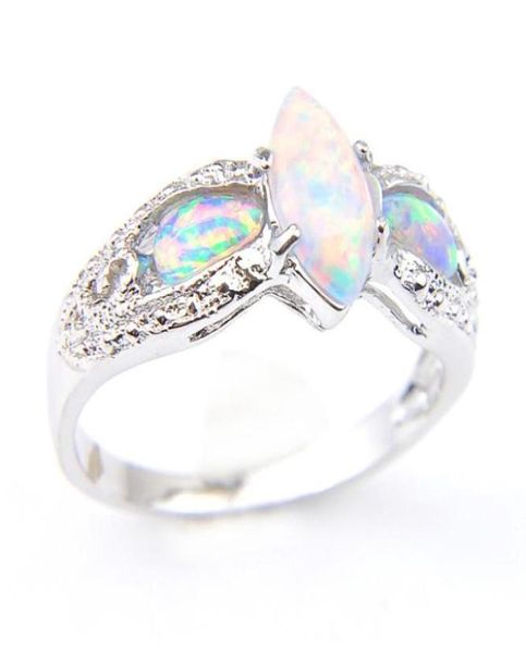 10 pcs lot fashion white fire opal gemstone 925 sterling silver plated ring russia american australia weddings ring jewelry for wo6576881, Golden;silver
10 pcs lot fashion white fire opal gemstone 925 sterling silver plated ring russia american australia weddings ring jewelry for wo6576881, Golden;silver