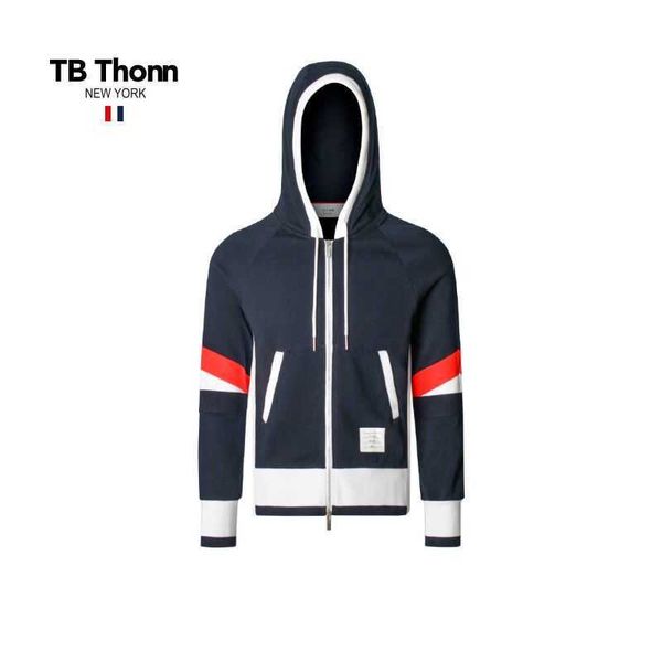 trendy tb thonn contrast hooded sweater men's pure cotton european style cardigan autumn and women's sports casual coat, Black;brown
trendy tb thonn contrast hooded sweater men's pure cotton european style cardigan autumn and women's sports casual coat, Black;brown