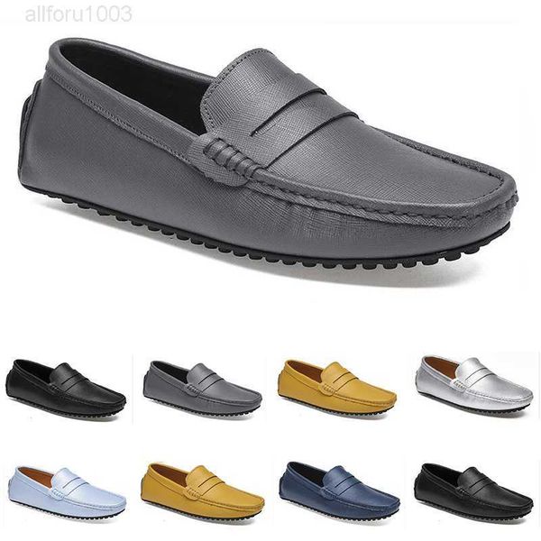 men's leather shoes driving peas casual soft sole rubber sier mint taupe light white khaki sky blue footwear all-match lazy901, Black
men's leather shoes driving peas casual soft sole rubber sier mint taupe light white khaki sky blue footwear all-match lazy901, Black