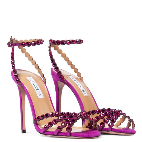 aquazzura .5cm stiletto sandals pumps sheep ankle strap crystal decorative party evening shoes women's luxury designer high heels fac, Black
aquazzura .5cm stiletto sandals pumps sheep ankle strap crystal decorative party evening shoes women's luxury designer high heels fac, Black
