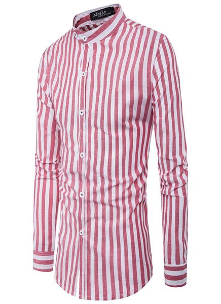 new fashion casual men dress shirt mandarin collar big stripe slim fit shirt men korean business mens dress shirts men clothes2806752, White;black
new fashion casual men dress shirt mandarin collar big stripe slim fit shirt men korean business mens dress shirts men clothes2806752, White;black