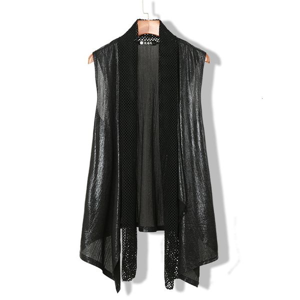 men's vests male mens fashion summer midlength men's thin waistcoat dark trendy cardigan high street slim cloak trend men 230812, Black;white
men's vests male mens fashion summer midlength men's thin waistcoat dark trendy cardigan high street slim cloak trend men 230812, Black;white
