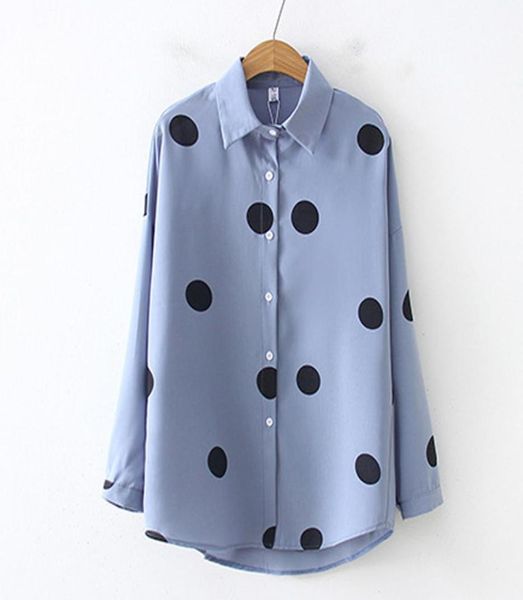 women blouses long sleeve turn down collar office shirt leisure polka dot loose blouse shirt casual blusas femininas7426718, White
women blouses long sleeve turn down collar office shirt leisure polka dot loose blouse shirt casual blusas femininas7426718, White
