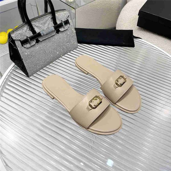 fashion slippers 2023 channel luxury design summer men's and women's flats thick soled leather rubber lettering logo casual cartoo, Black
fashion slippers 2023 channel luxury design summer men's and women's flats thick soled leather rubber lettering logo casual cartoo, Black